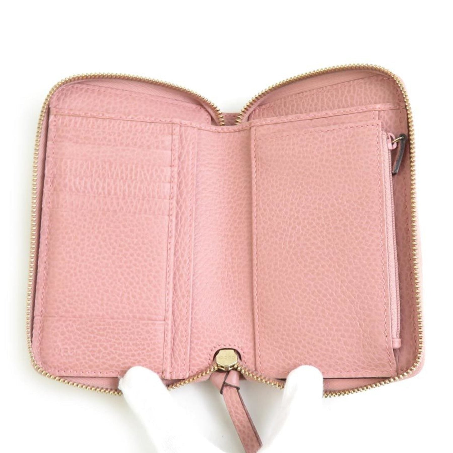 Gucci Pink Leather Wallet (Bi-Fold) ( )