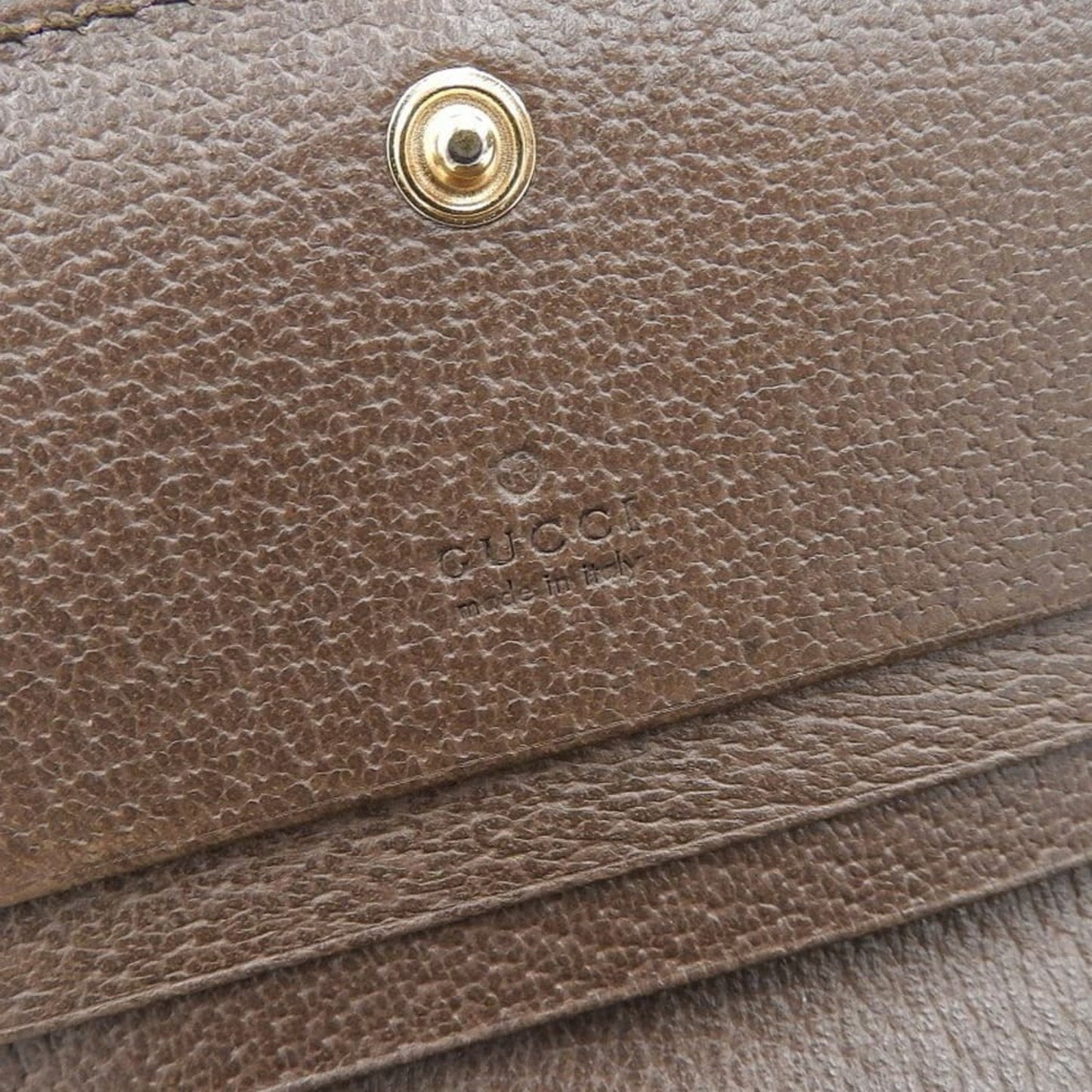 Gucci Ophidia Beige Brown Pvc Wallet (Bi-Fold) ( )