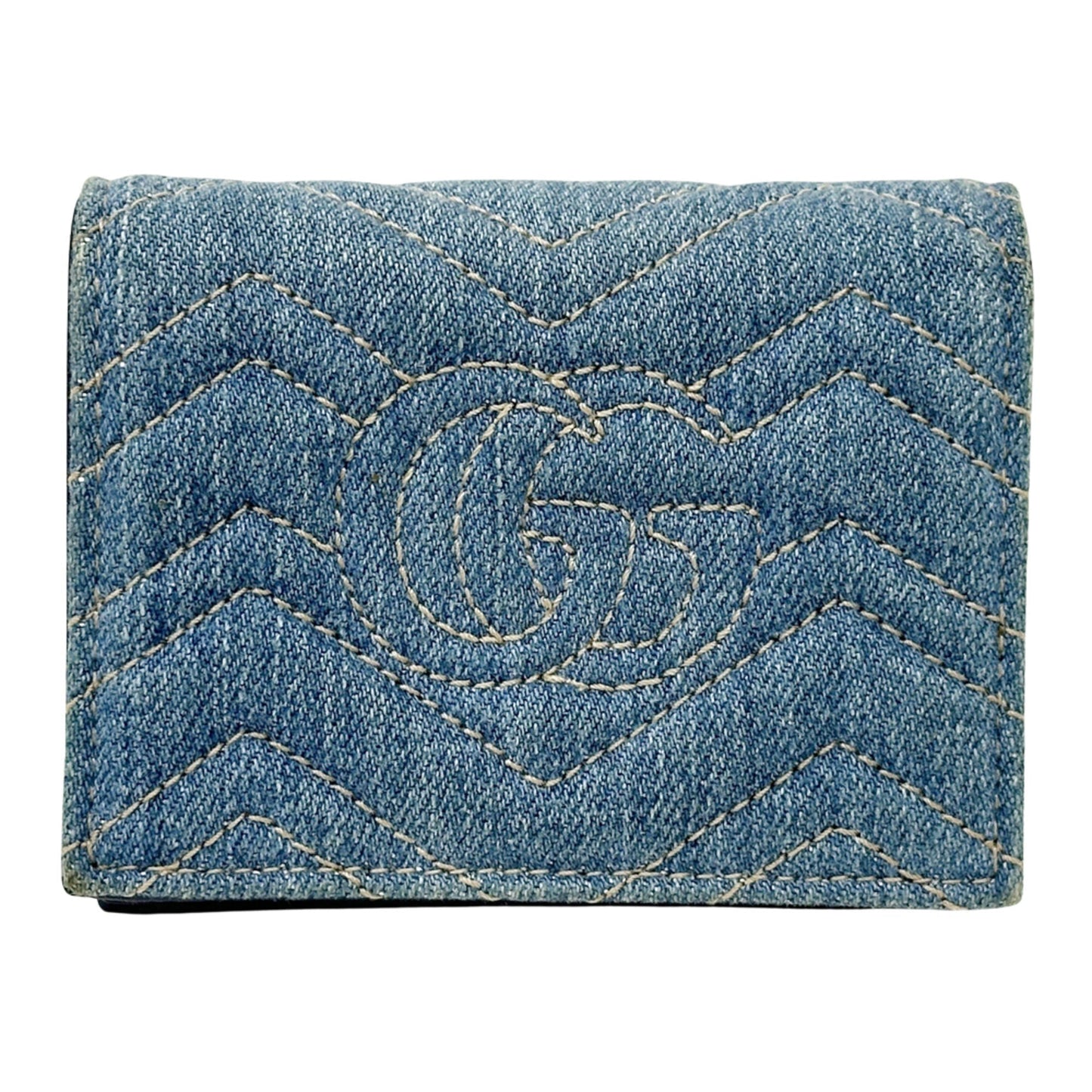 Gucci Blue Denim Wallet (Bi-Fold) ( )