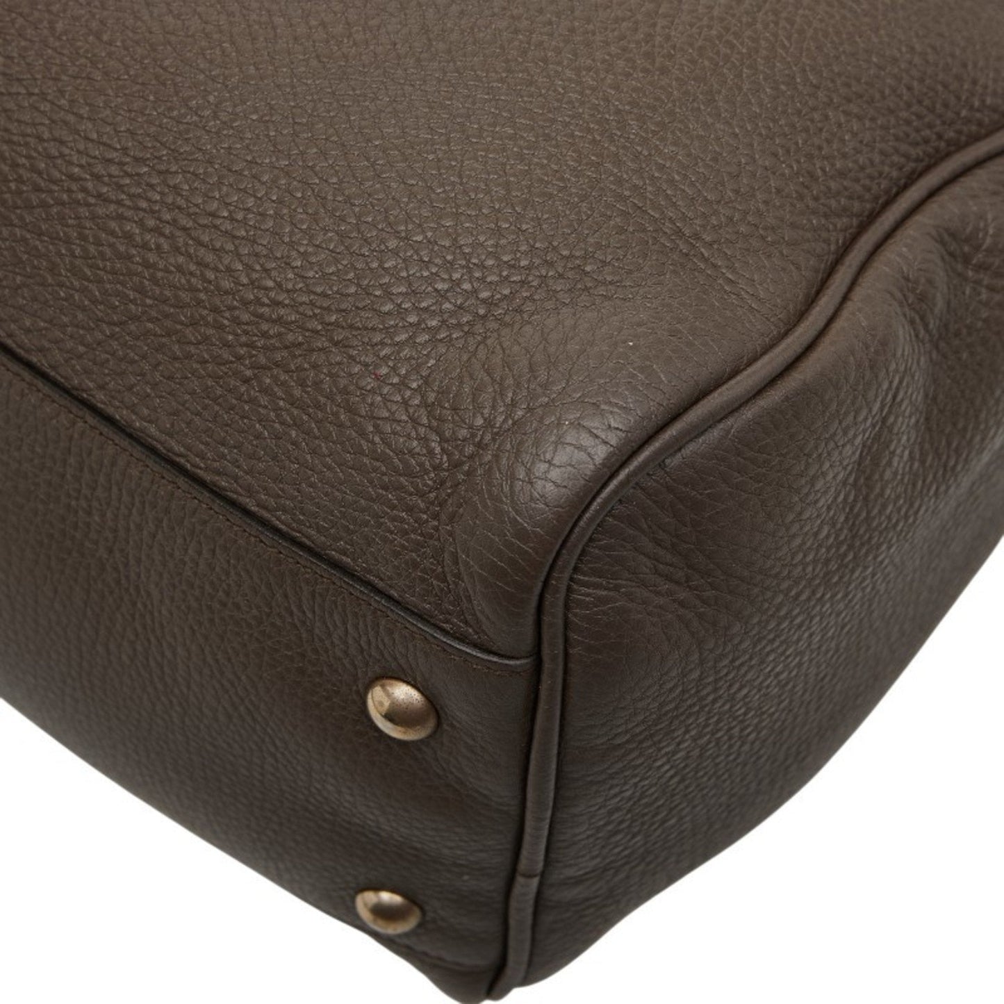 Gucci Brown Leather Handbag Shoulder Bag ( )