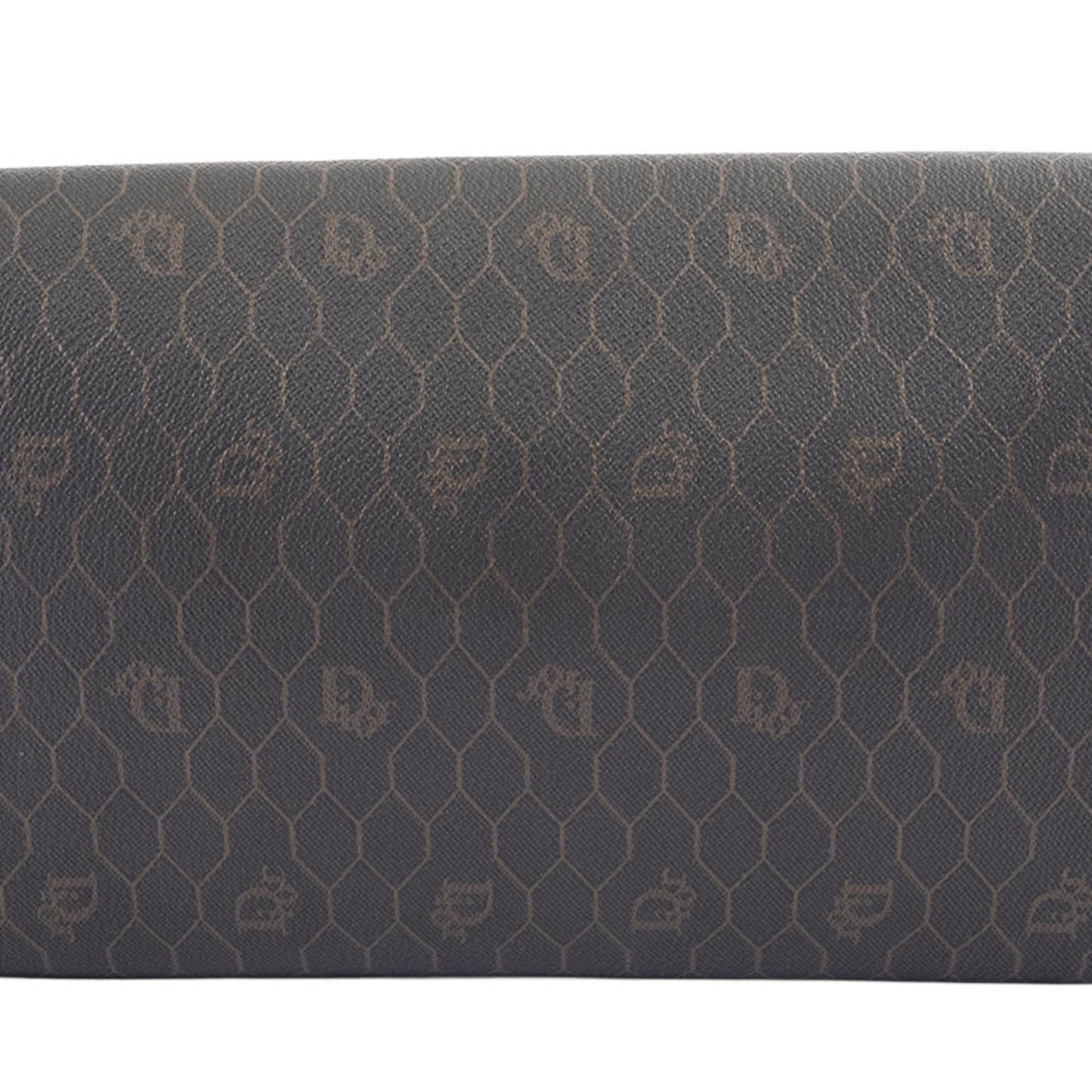 Christian Dior Dark Brown Pvc Leather Shoulder Bag ()