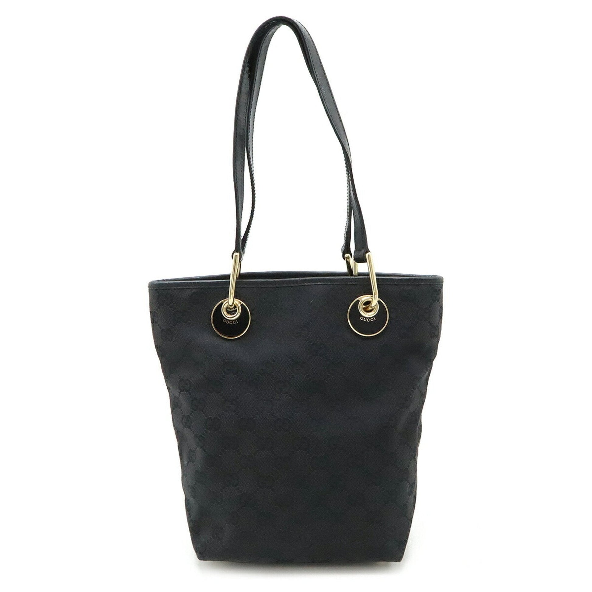 Gucci Leather Canvas Tote