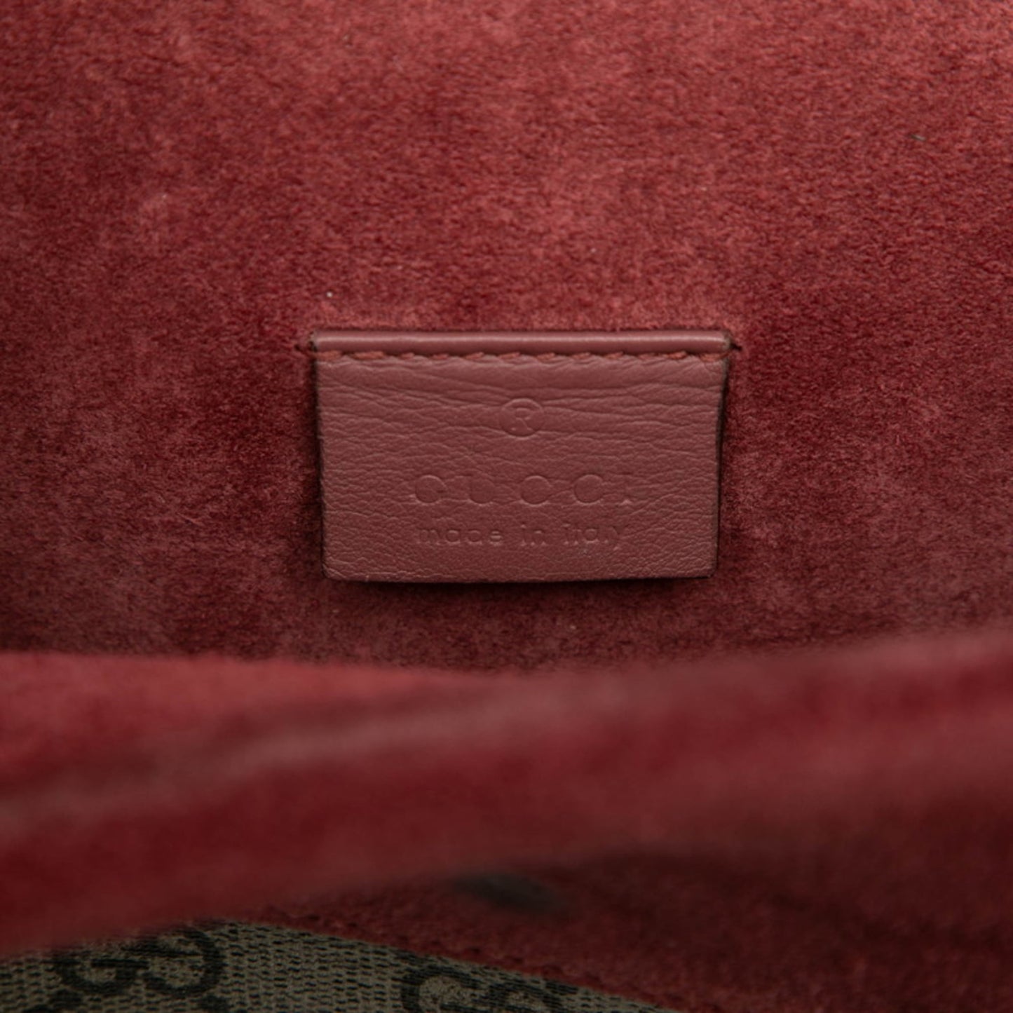 Gucci Beige Multi-Color Pvc Suede Shoulder Bag ( )