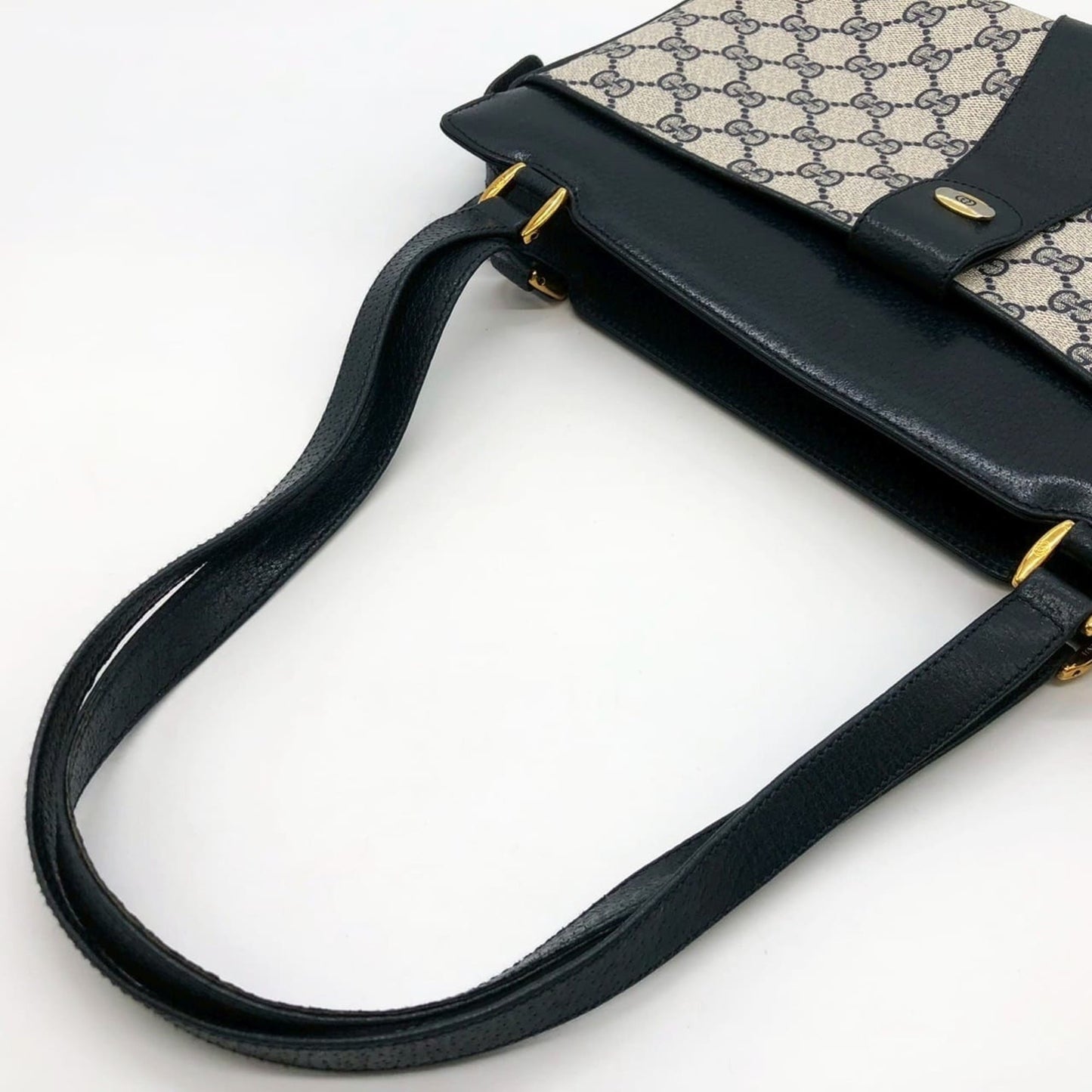 Gucci Navy Gg Supreme Handbag Shoulder Bag ( )
