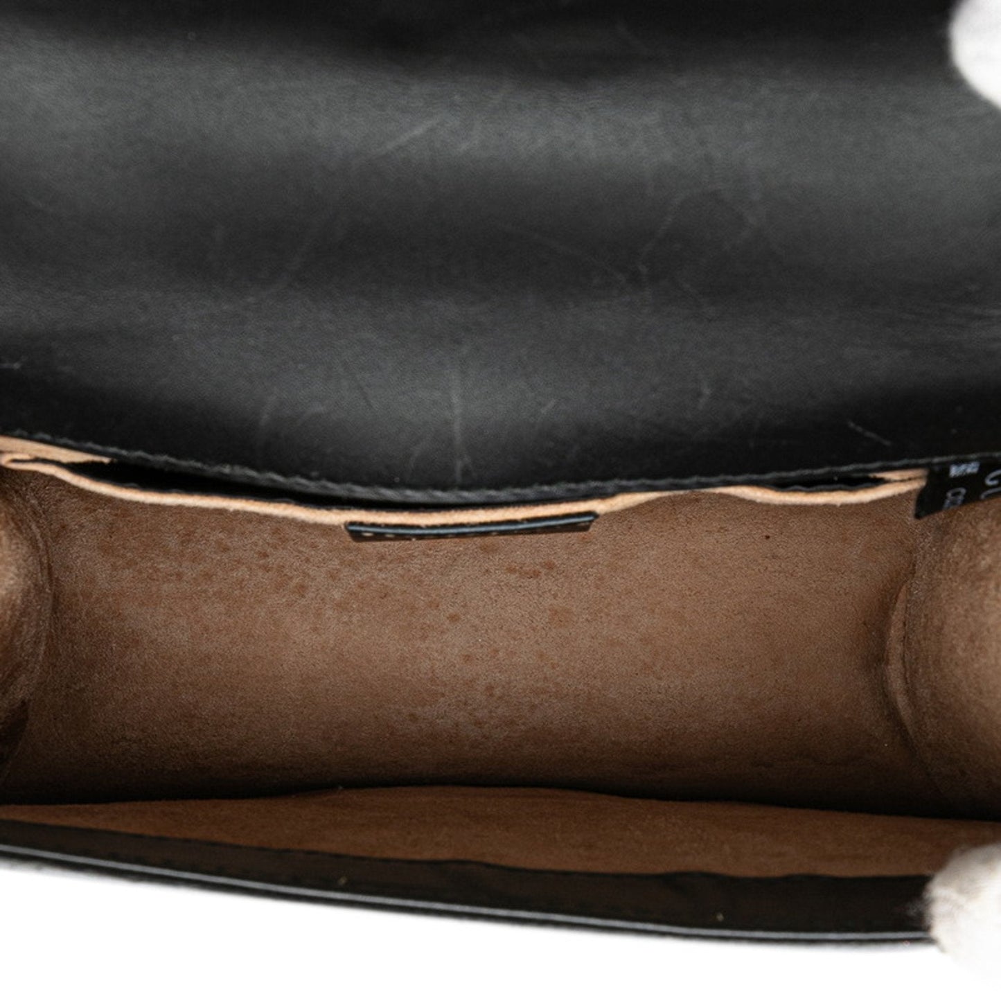 Gucci Black Leather Shoulder Bag ( )