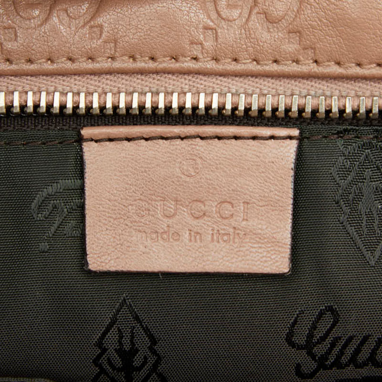 Gucci Beige Leather Handbag Tote Bag ( )