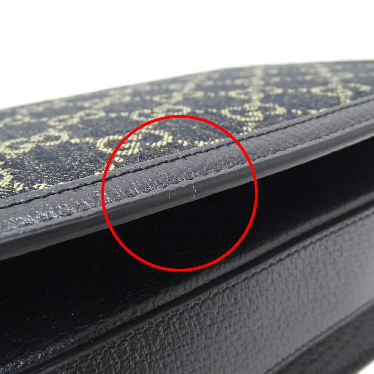Gucci Horsebit Black Denim Shoulder Bag ( )