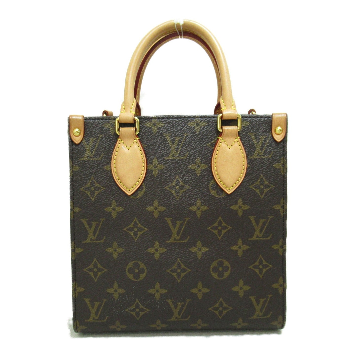LOUIS VUITTON Sac PlatBB Brown Monogram PVC coated canvas Handbag