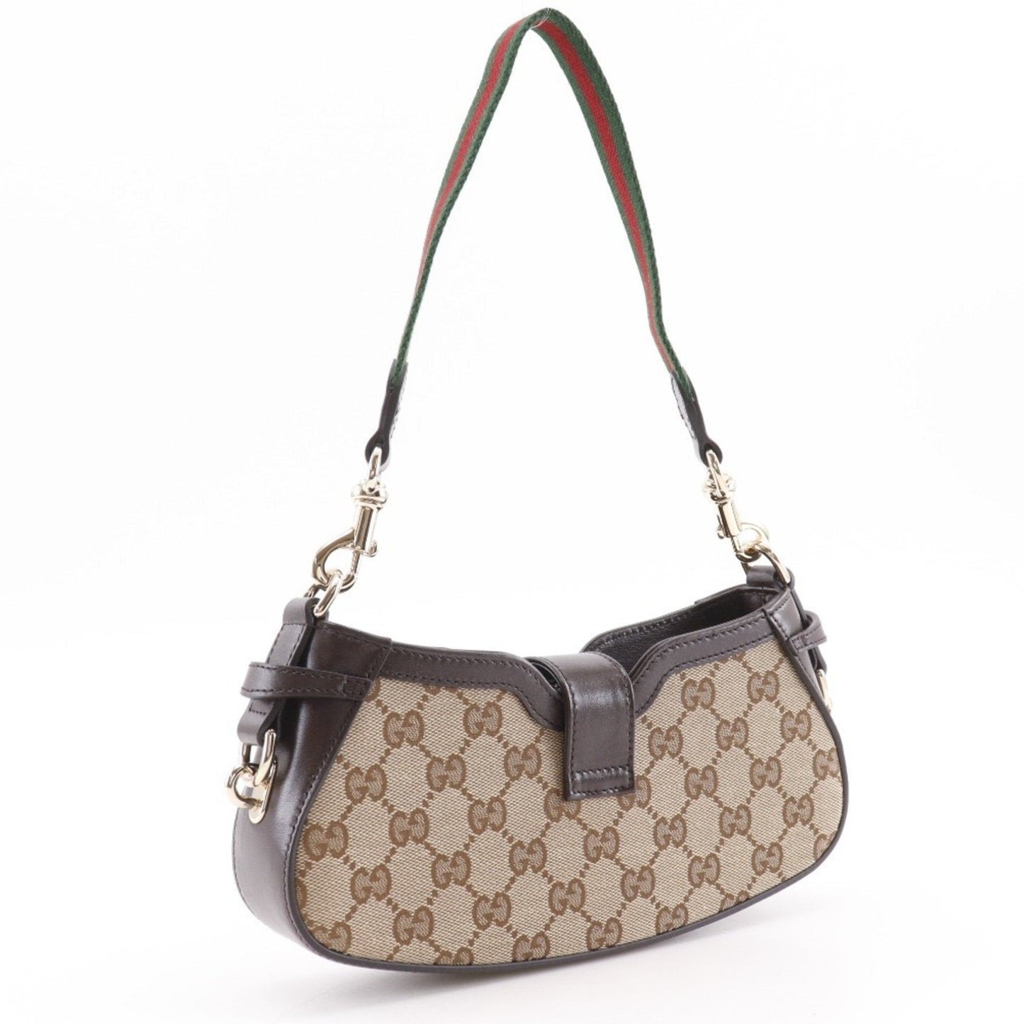 Gucci Brown Gg Canvas Shoulder Bag ( )