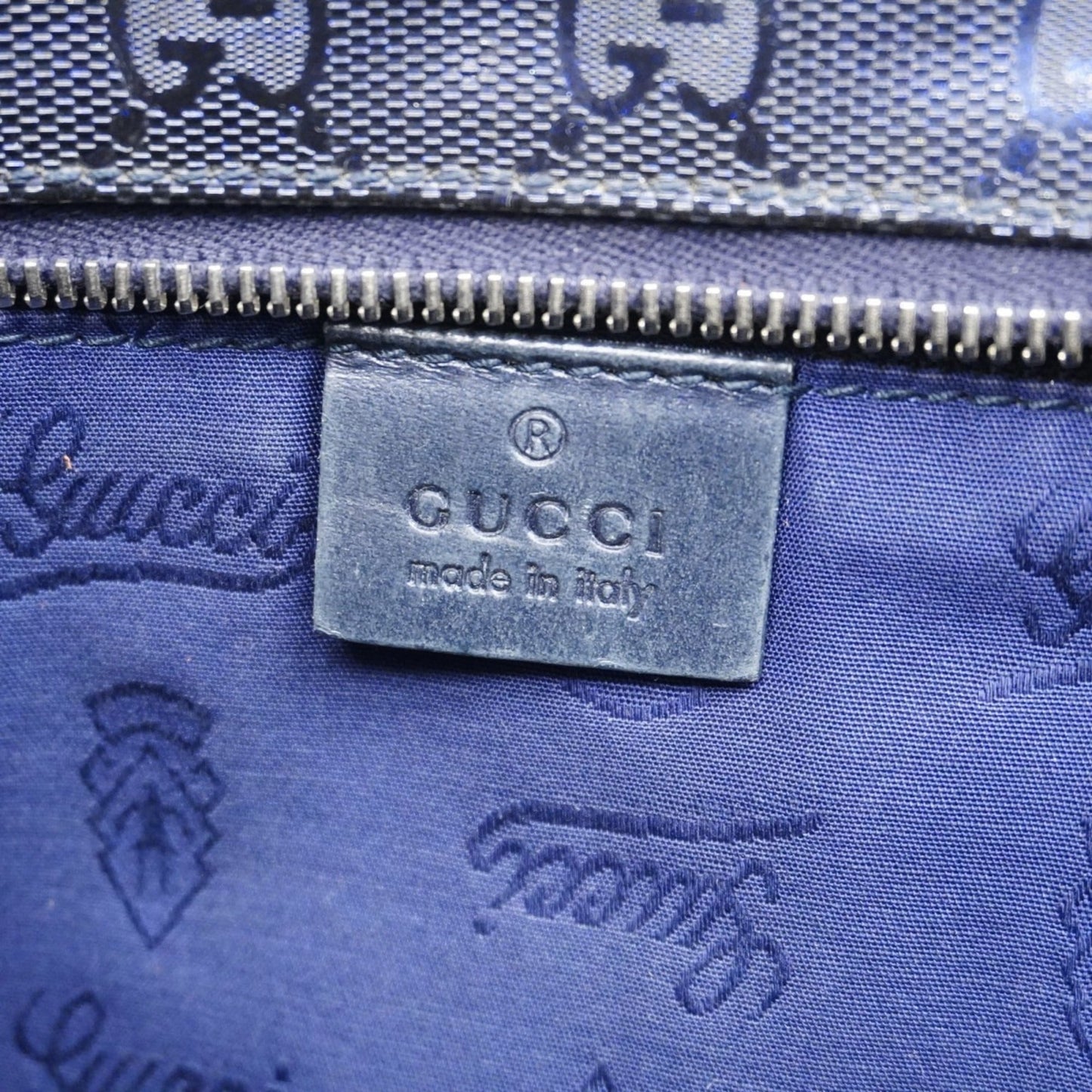 Gucci Purple Pvc Tote Bag ( )