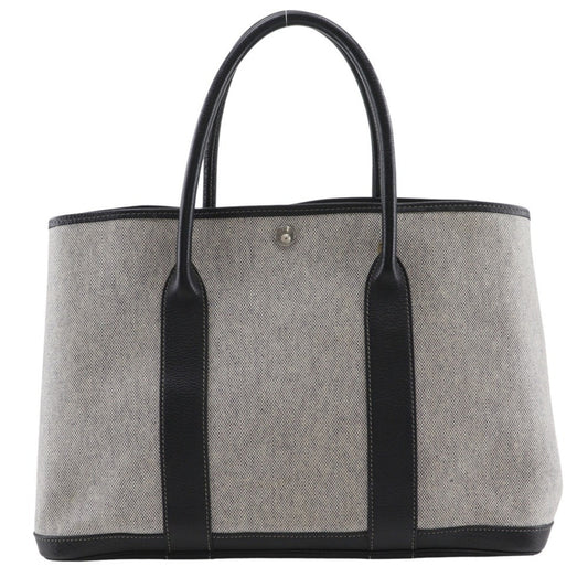 Hermes Gray Toile H Tote Bag ( )
