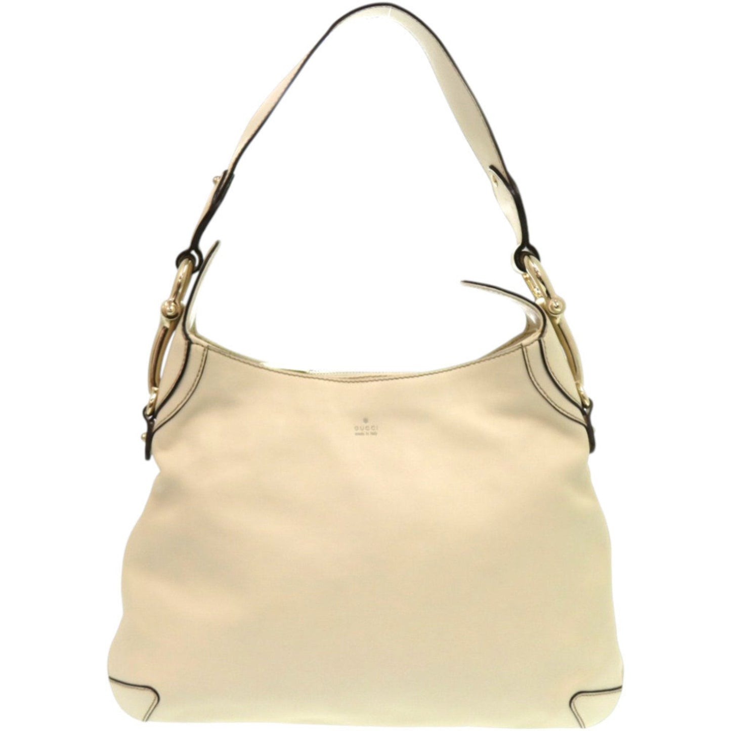 Gucci Ivory Leather Shoulder Bag ( )
