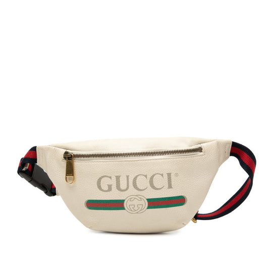 Gucci Beige Multi-Color Leather Shoulder Bag Sling Bag ( )