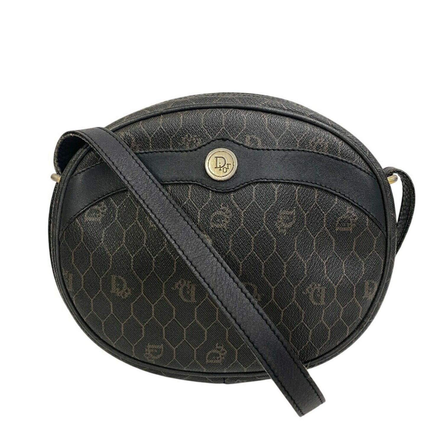 Christian Dior Brown Pvc Shoulder Bag ()