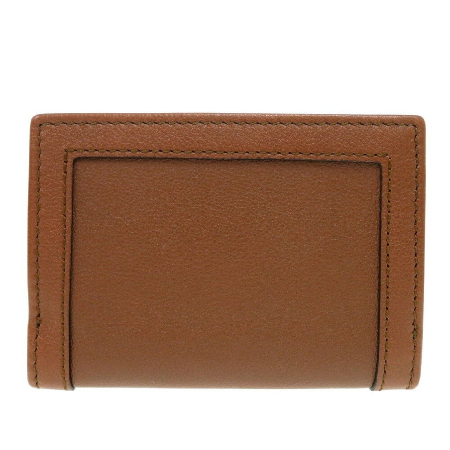 Gucci Bamboo Brown Leather Wallet (Tri-Fold) ( )