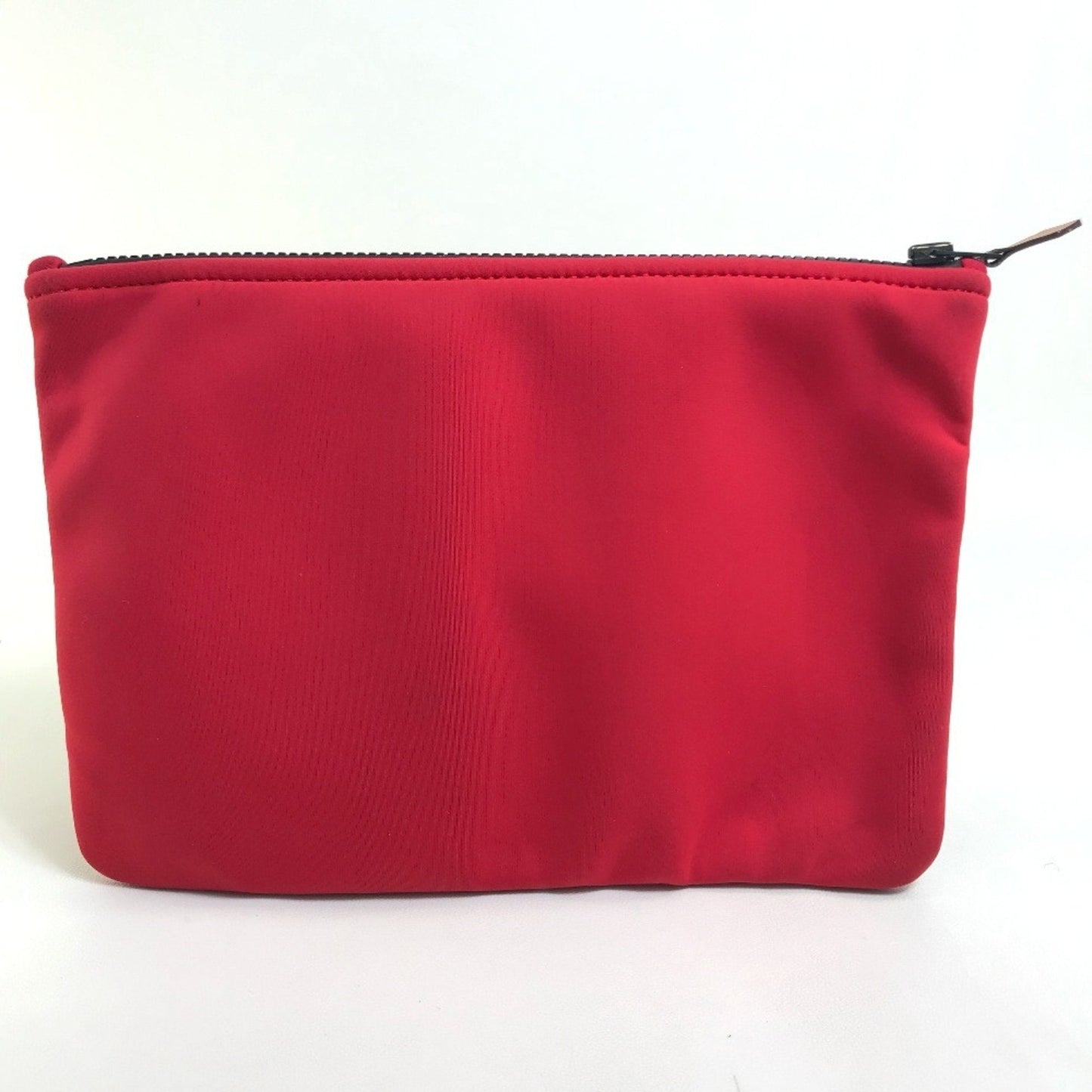 Hermes Red Color Polyamide Clutch Bag Pouch ( )