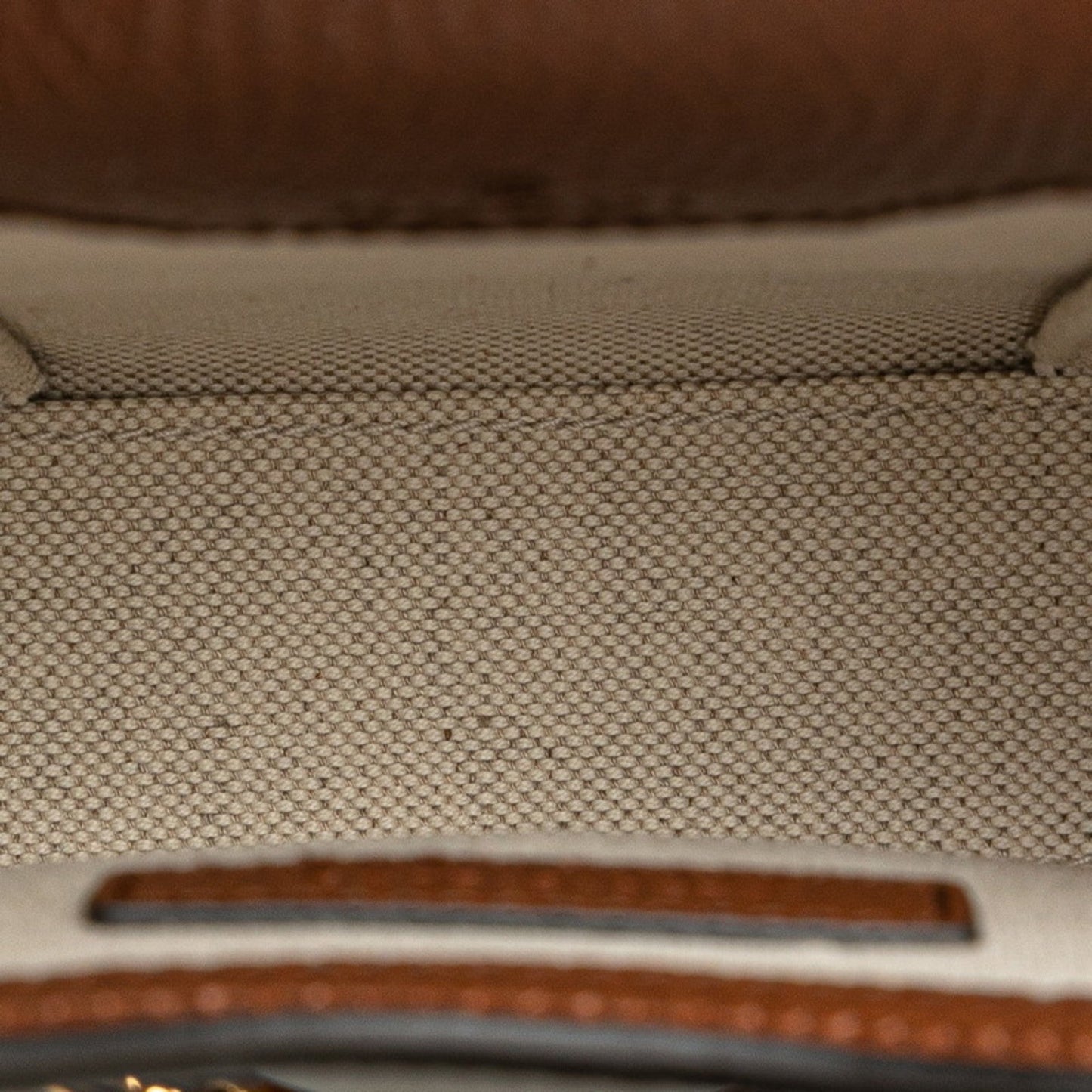 Gucci Brown Canvas Leather Shoulder Bag ( )