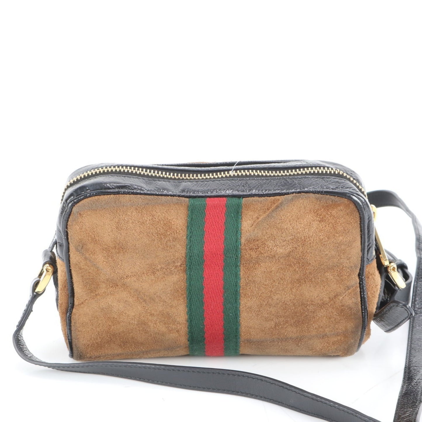Gucci Brown Leather Shoulder Bag ( )