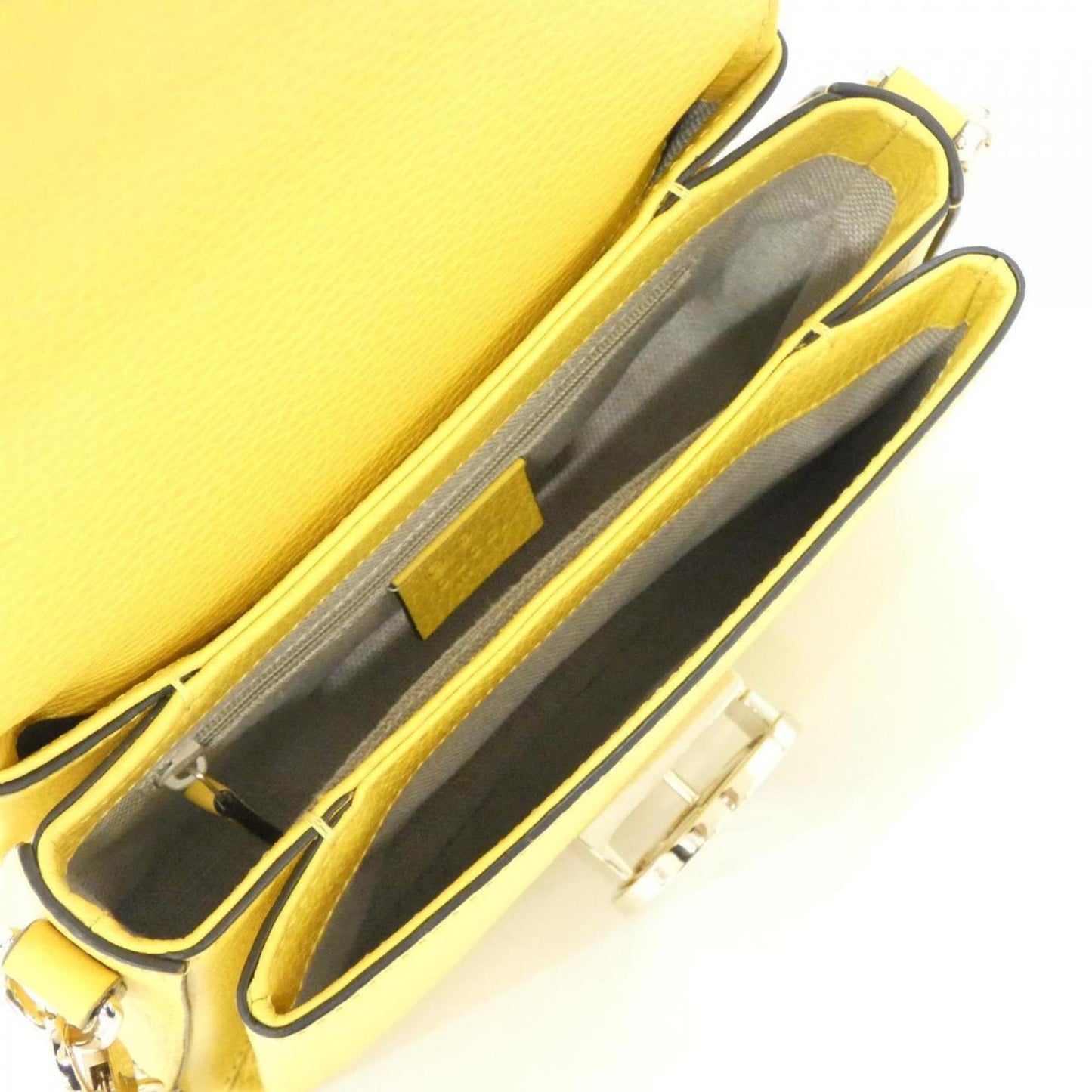 Gucci Yellow Leather Shoulder Bag ( )