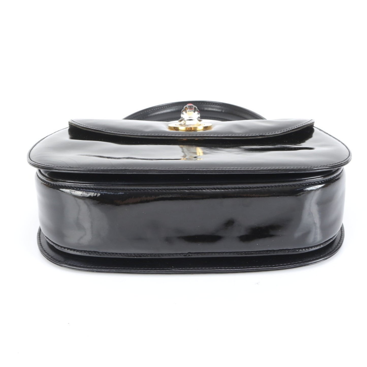 Gucci Black Leather Handbag ( )