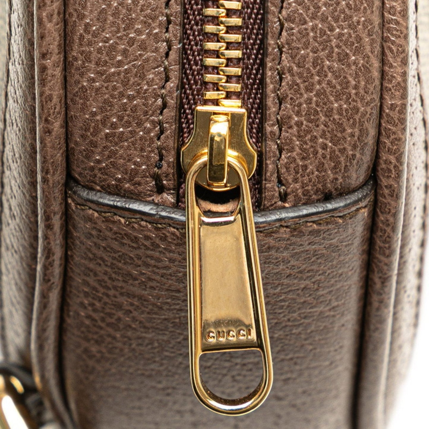 Gucci Beige Brown Pvc Leather Backpack ( )