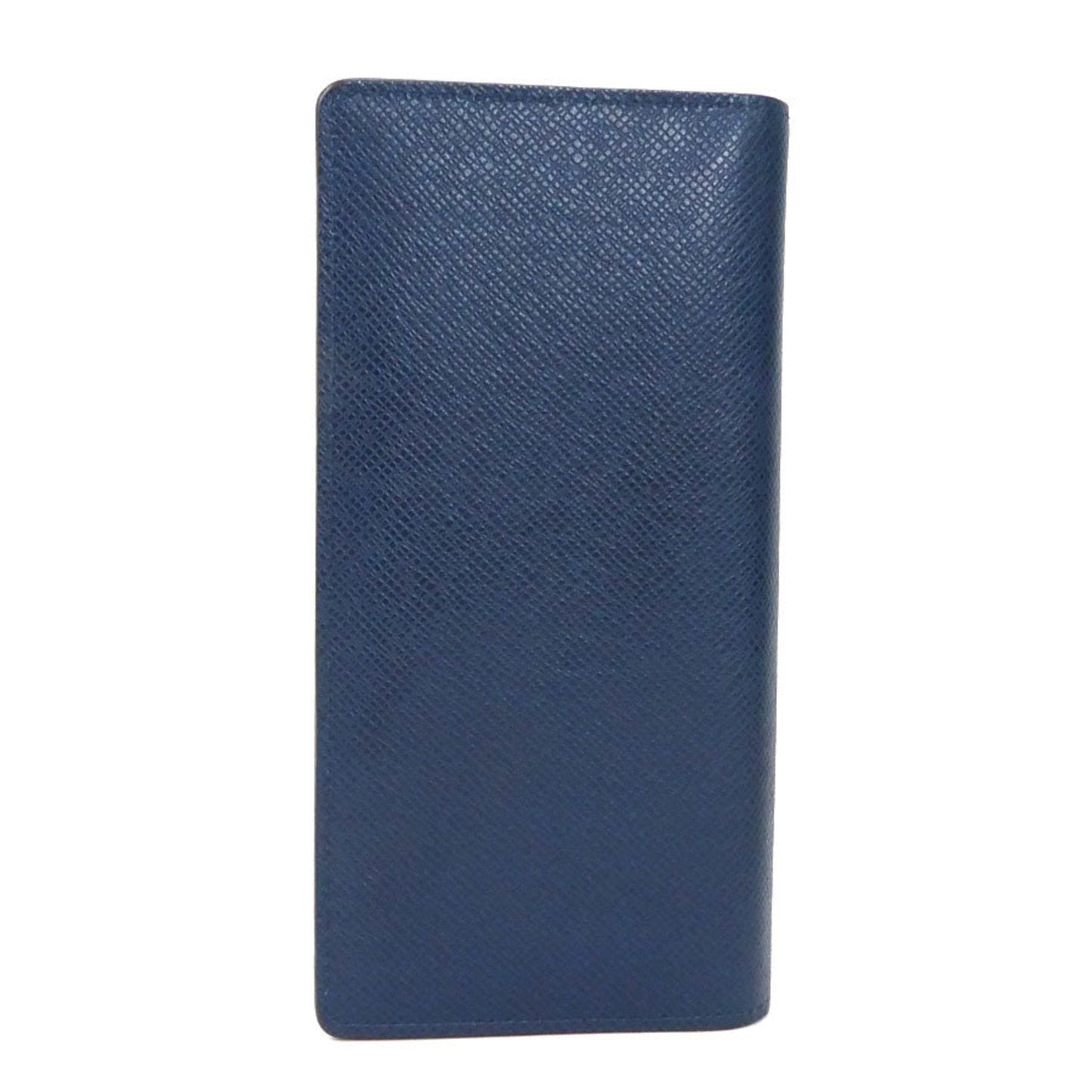 LOUIS VUITTON Bifold Long Wallet Taiga Portefeuille Brother Blue Marine Men's M30502