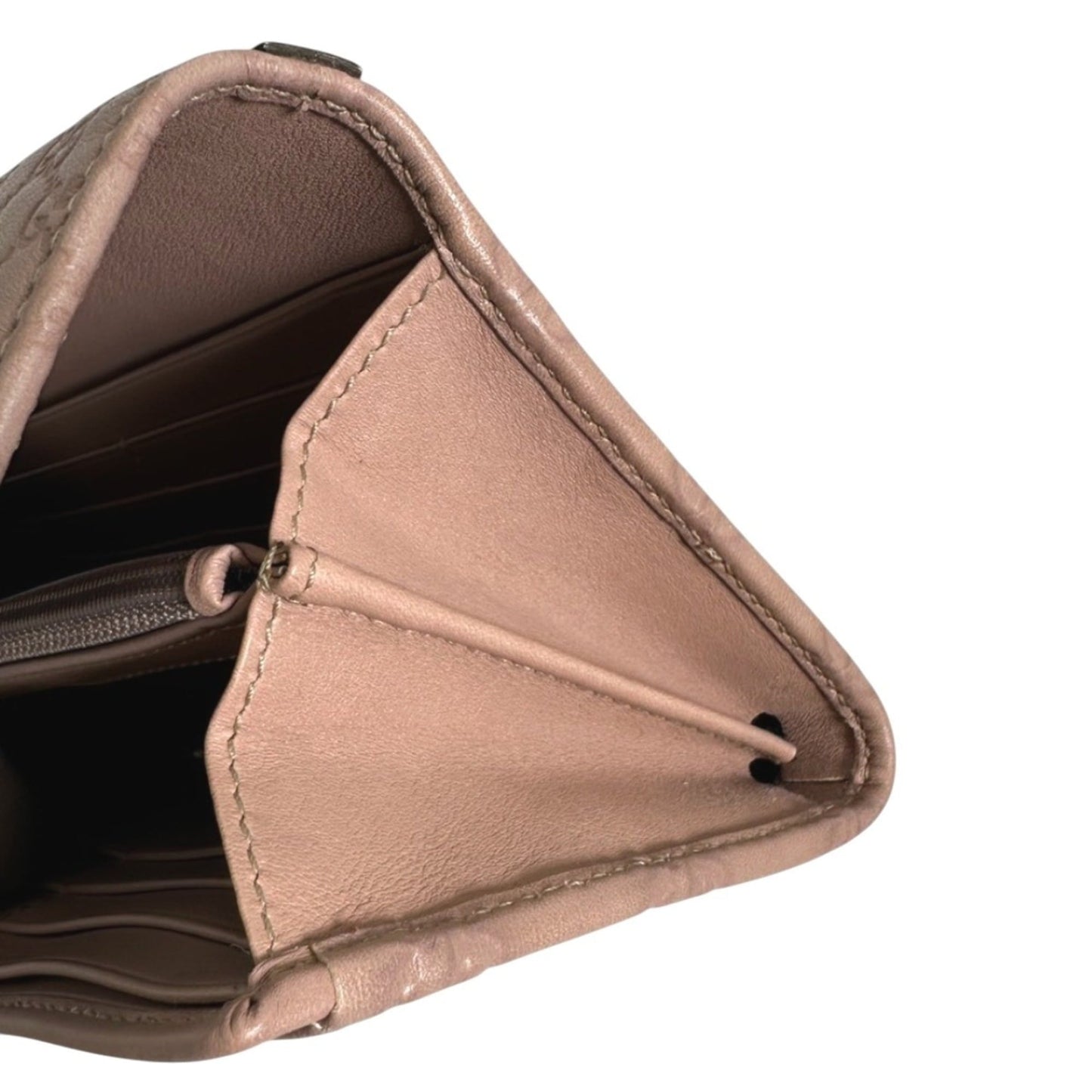 Gucci Pink Leather Wallet (Bi-Fold) ( )