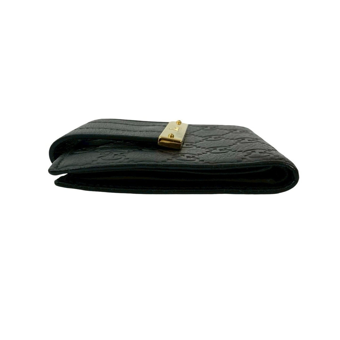 Gucci Black Leather Wallet (Bi-Fold) ( )