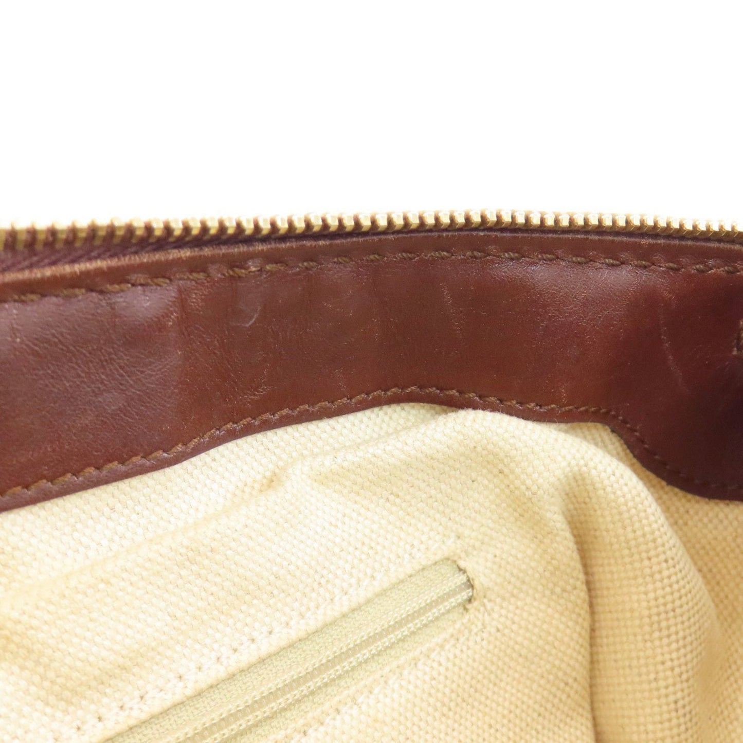 Gucci Brown Canvas Tote Bag ( )
