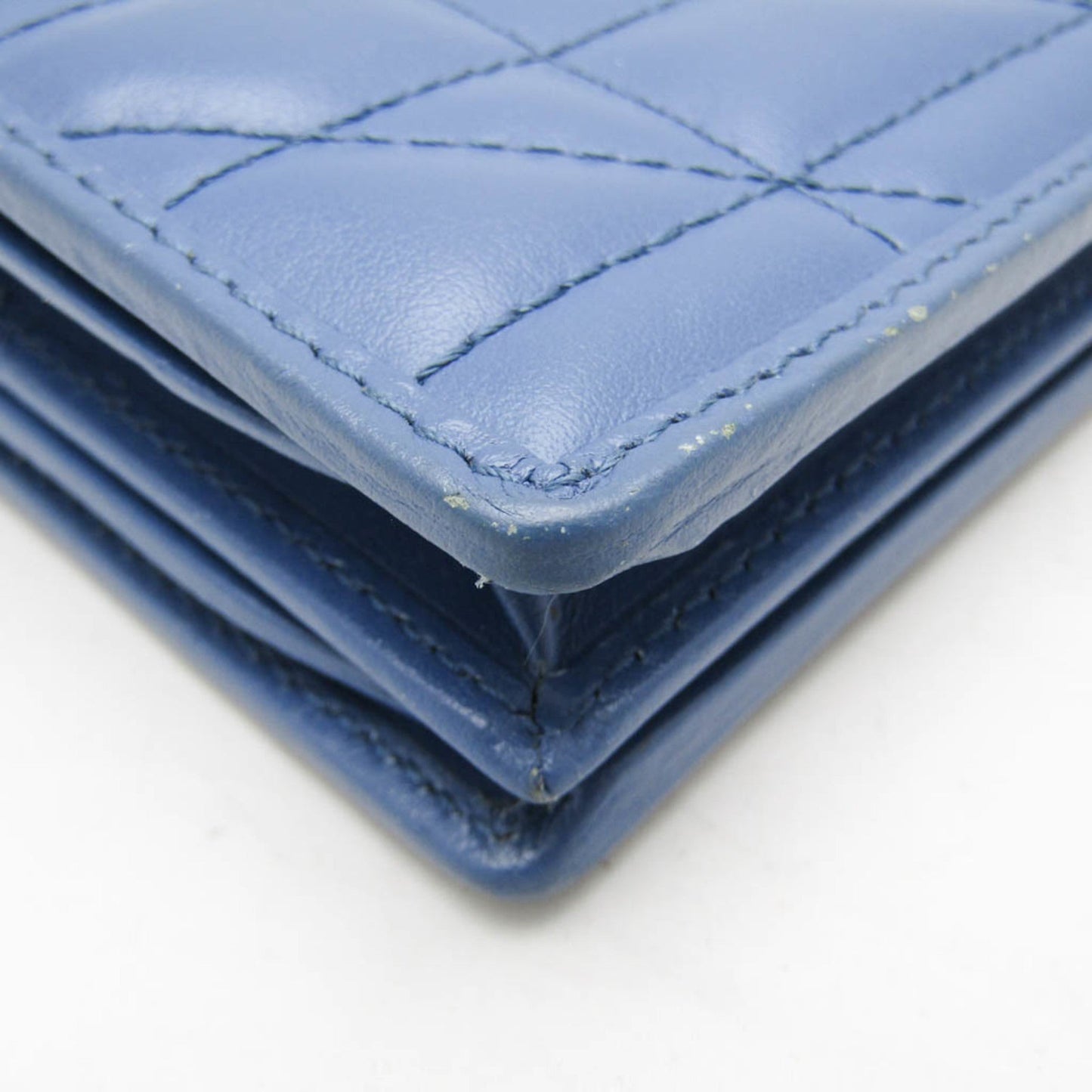 Gucci Blue Leather Wallet (Bi-Fold) ( )