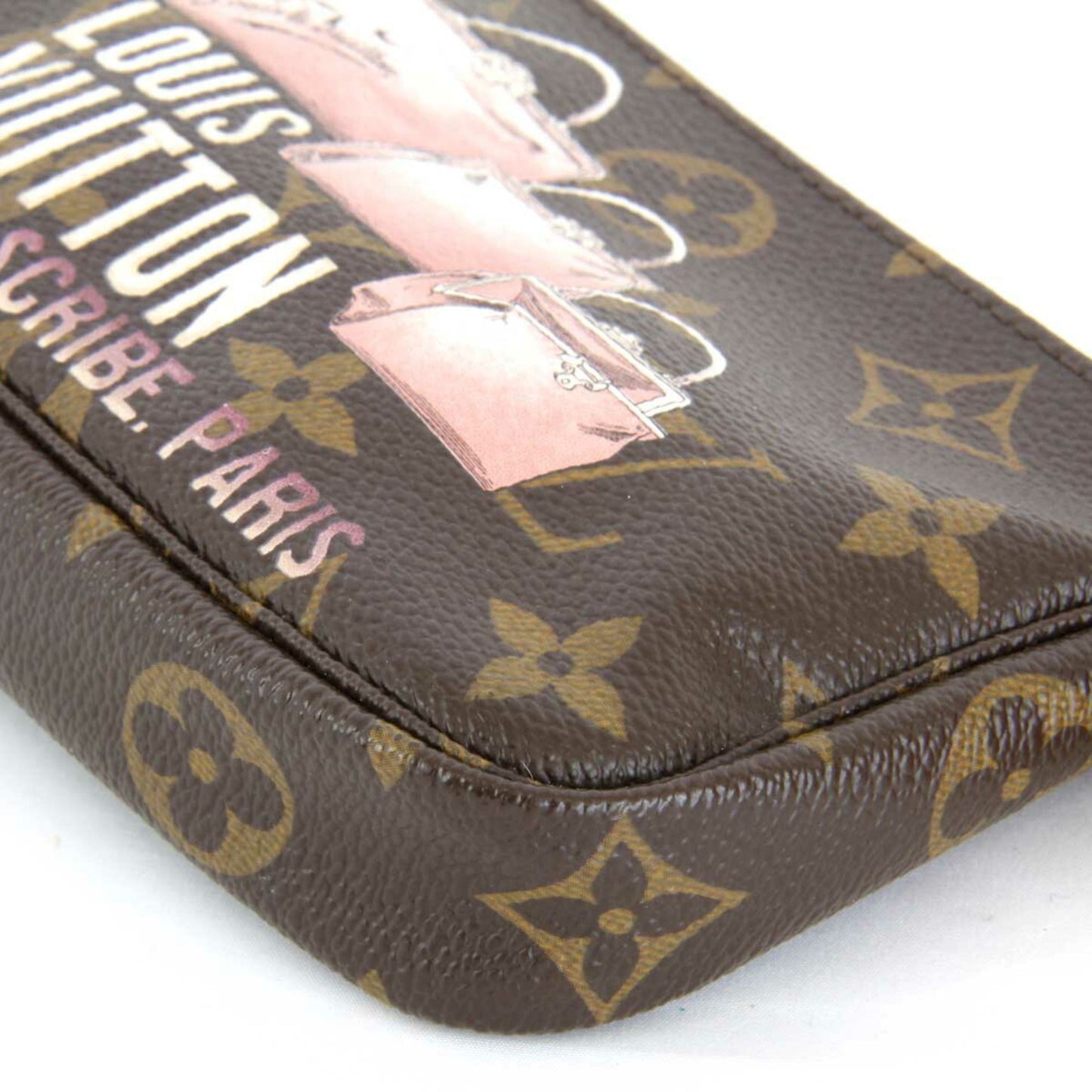 LOUIS VUITTON Accessories Trunk Collection Accessory Pouch Monogram Canvas Women's Clutch