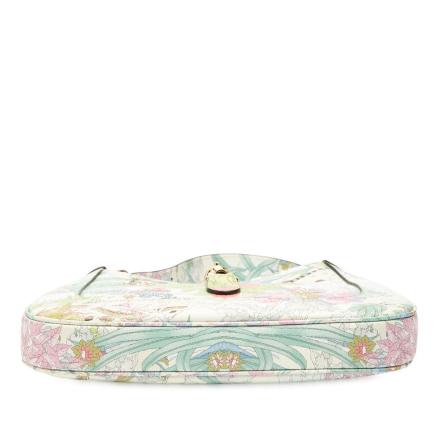 Gucci Multi-Color White Leather Handbag Shoulder Bag ( )