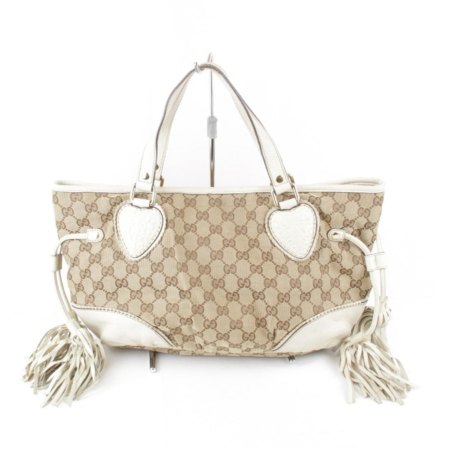 Gucci Beige Gg Canvas Tote Bag ( )