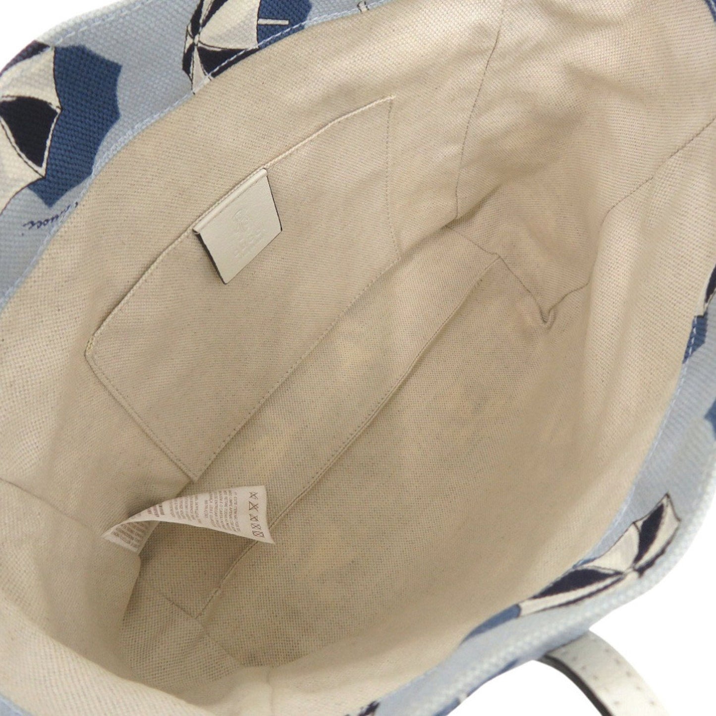 Gucci Blue Canvas Tote Bag ( )