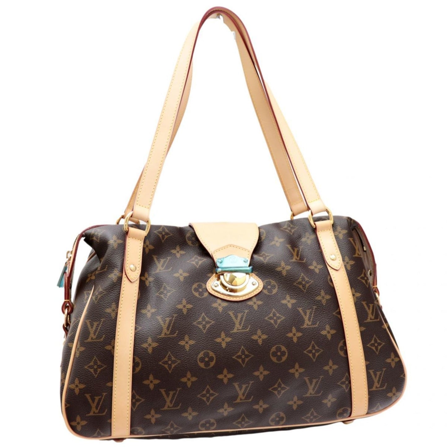 Louis Vuitton 19 Year Monogram Stresa PM Shoulder Bag Tote Ladies Brown