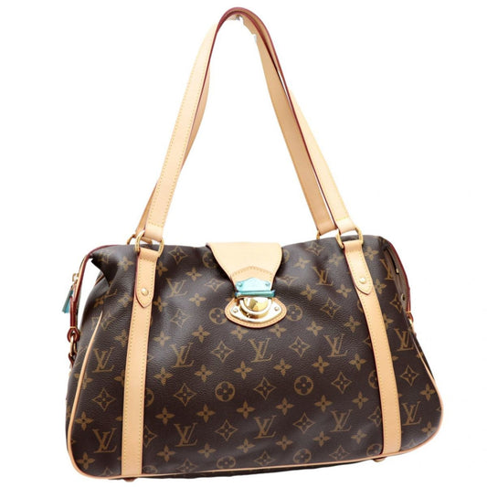 Louis Vuitton 19 Year Monogram Stresa PM Shoulder Bag Tote Ladies Brown