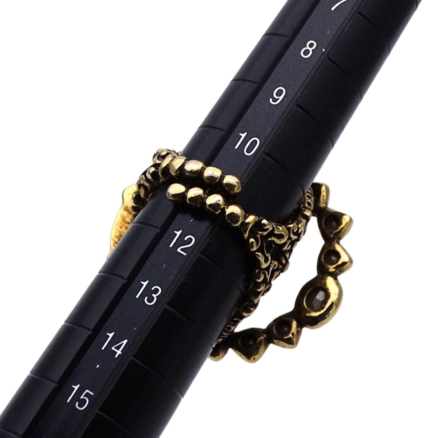 Gucci Gold Multi-Color Metal Band Ring ( )