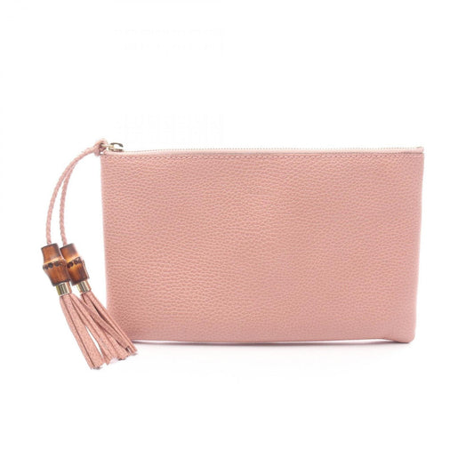 Gucci Pink Leather Clutch Bag ( )