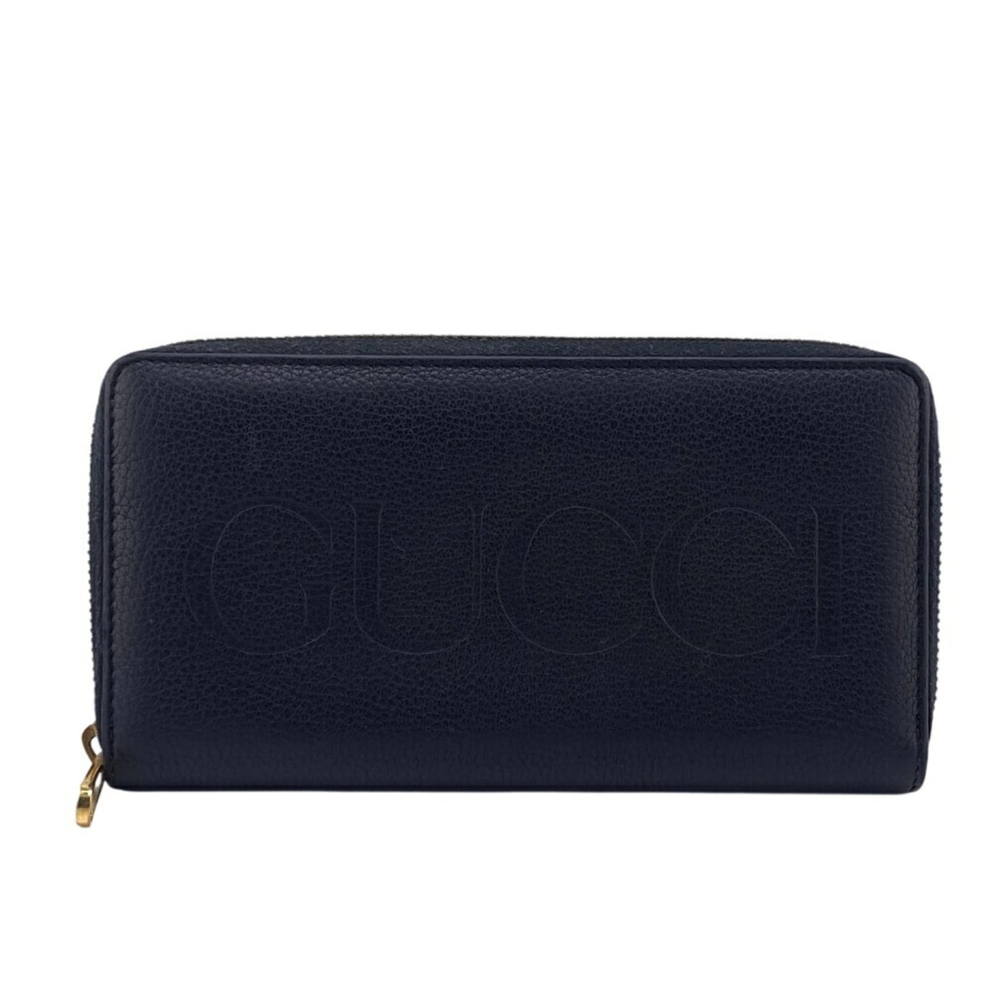 Gucci Black Leather Long Wallet (Bi-Fold) ( )