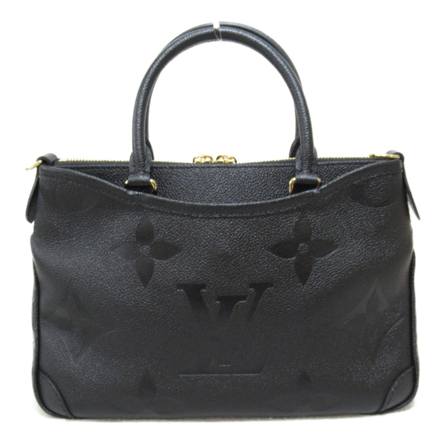 LOUIS VUITTON Trianon PM 2wayShoulder Bag Black Black Monogram empreinte leather