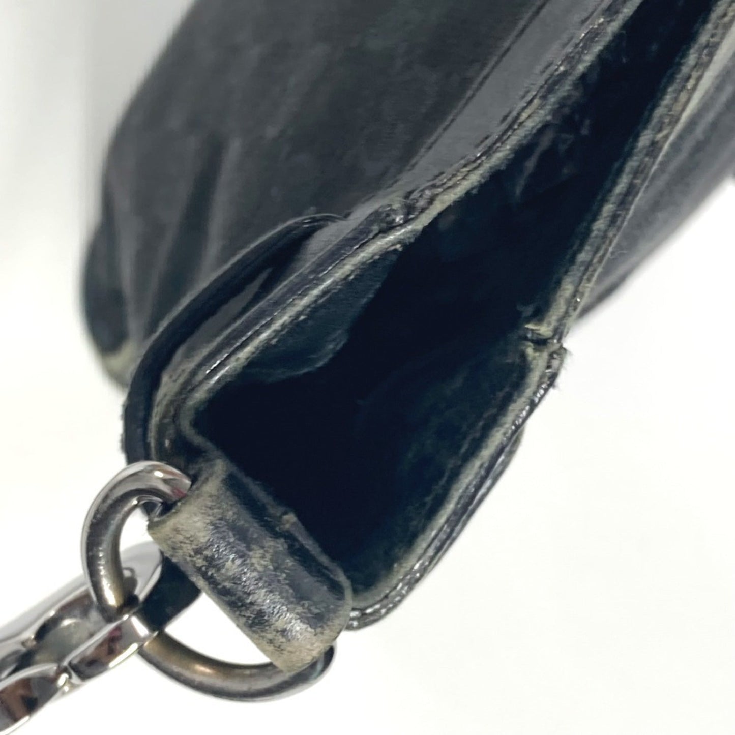 Gucci Black Gg Canvas Leather Shoulder Bag ( )