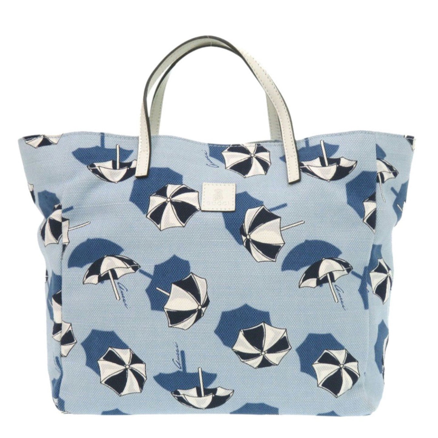 Gucci Blue Canvas Tote Bag ( )