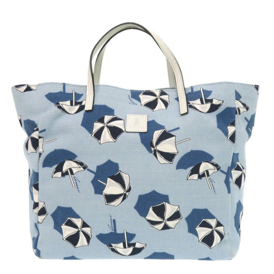 Gucci Blue Canvas Tote Bag ( )