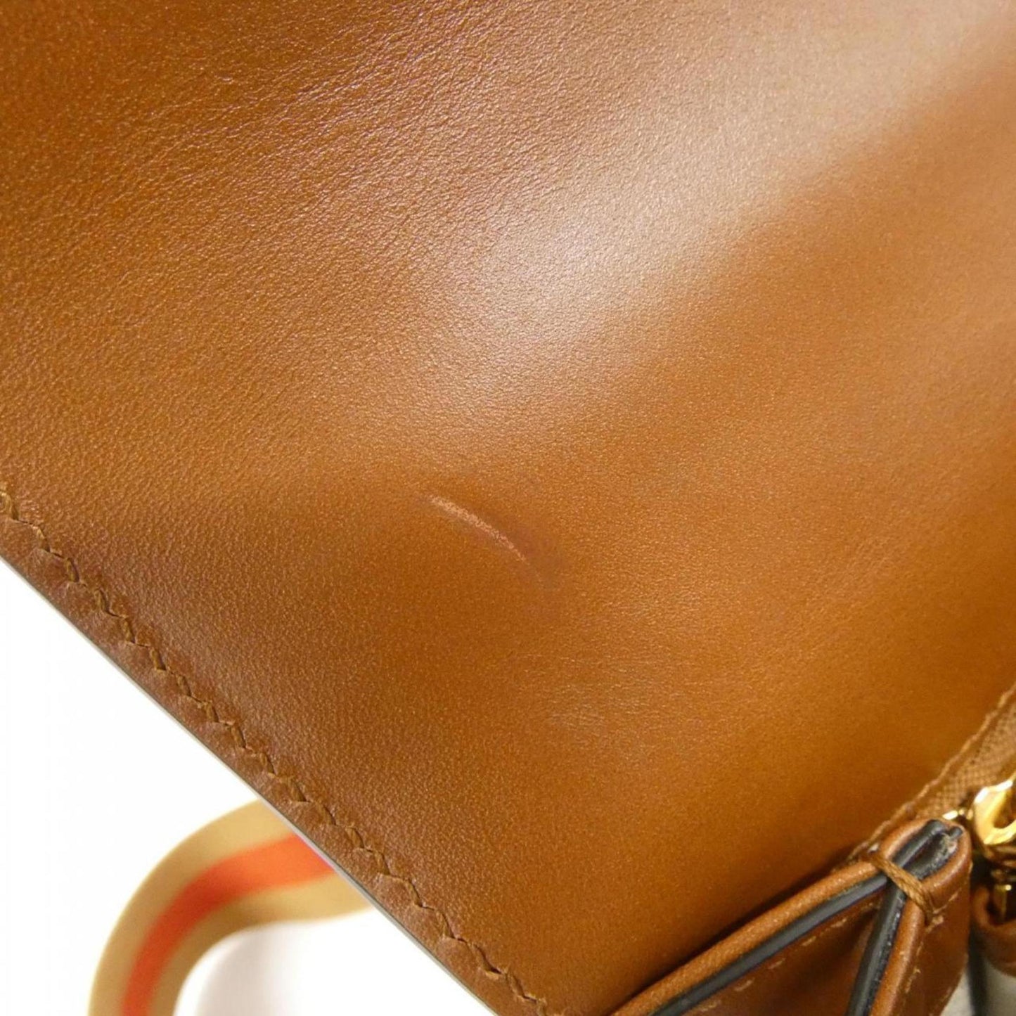 Gucci Brown Multi-Color Leather Handbag ( )