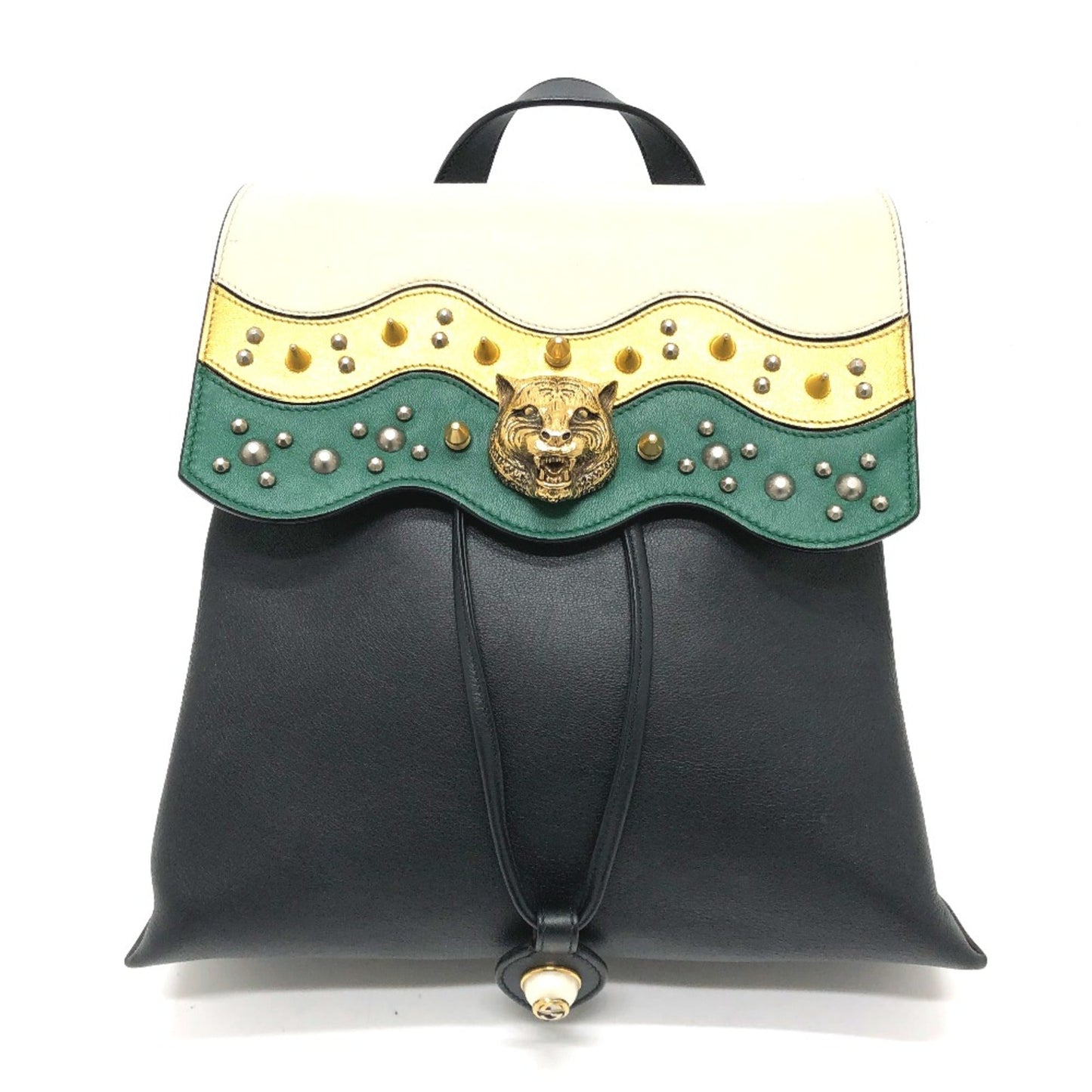 Gucci Black Leather Backpack ( )