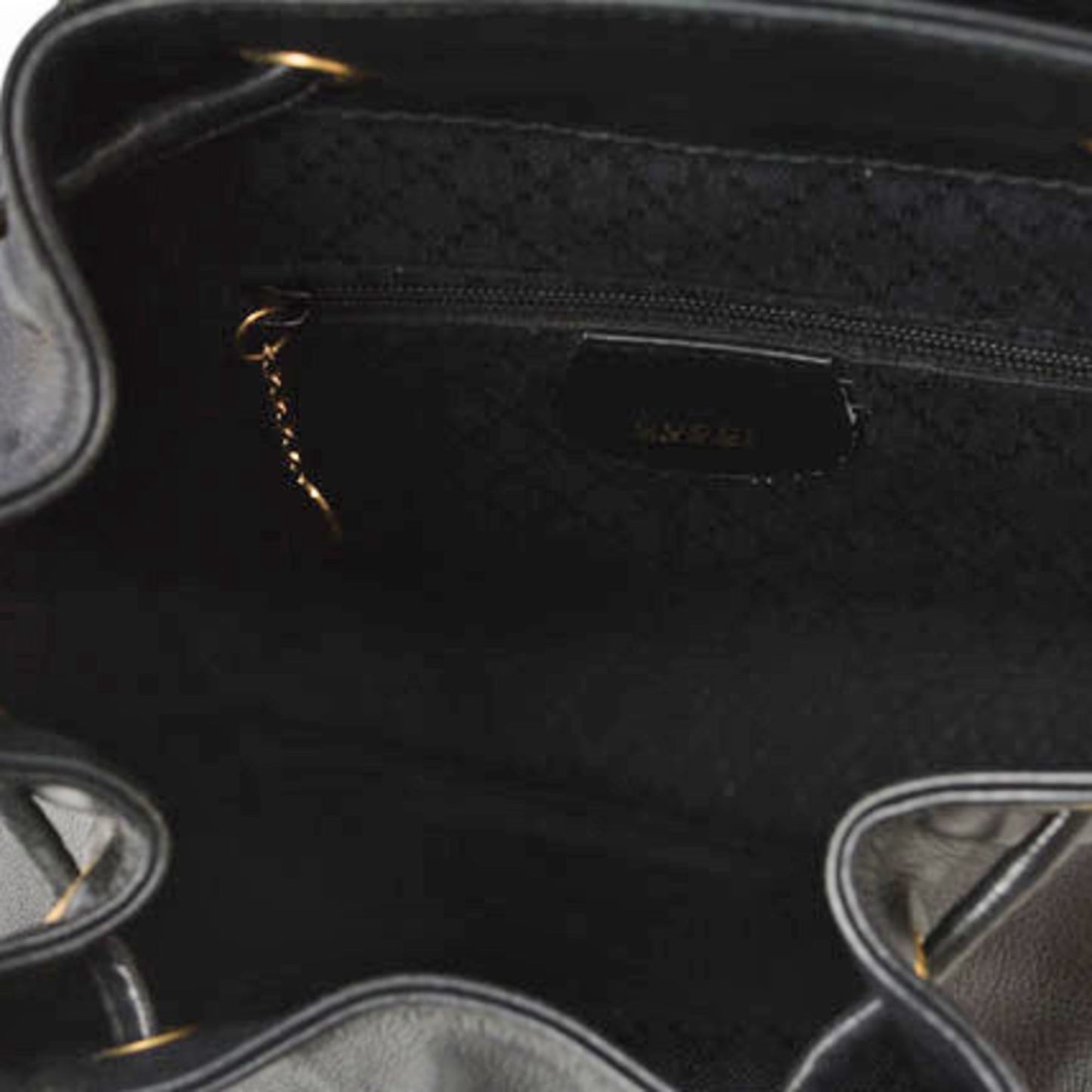 Gucci Black Leather Backpack ( )