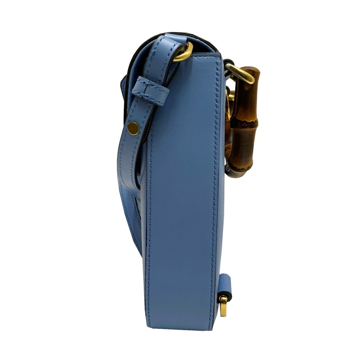 Gucci Light Blue Leather Handbag Shoulder Bag ( )