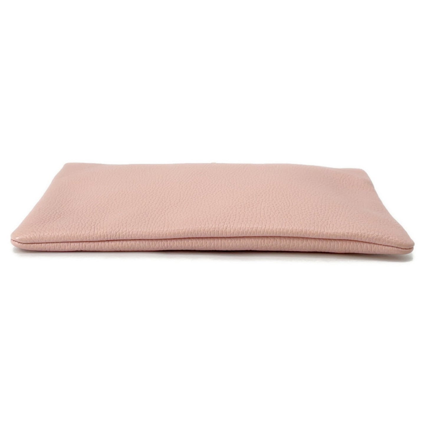 Gucci Brown Pink Leather Clutch Bag ( )