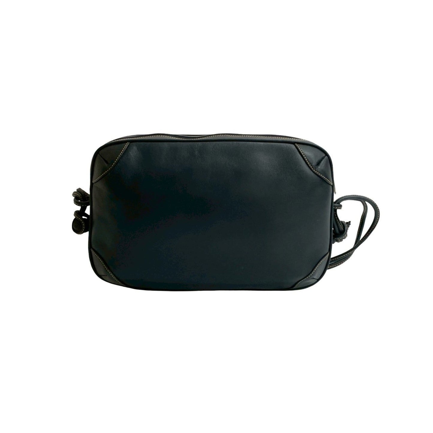 Gucci Navy Leather Pochette Shoulder Bag ( )