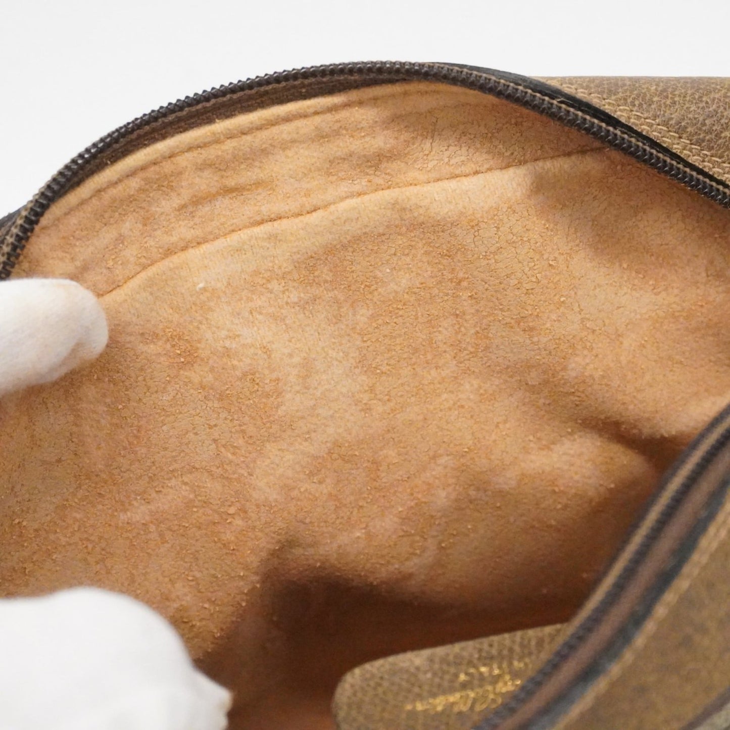 Gucci Brown Canvas Shoulder Bag ( )